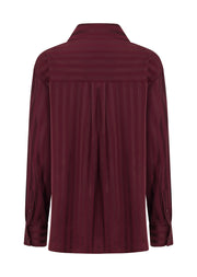 Lorna Jane After Hours Long Sleeve Sleep Shirt - Cranberry