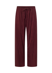Lorna Jane After Hours Satin Sleep Pants - Cranberry
