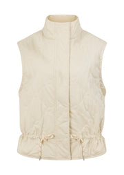 Lorna Jane Adventure Quilted Vest - Cream