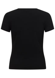 Lorna Jane Everyday Comfort Slim Rib T-Shirt - Black