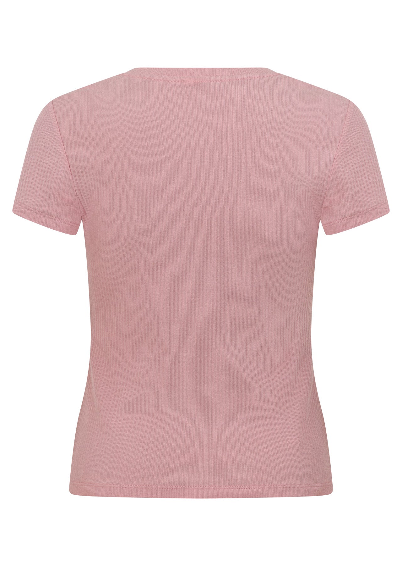 Lorna Jane Everyday Comfort Slim Rib T-Shirt - Dusty Rose