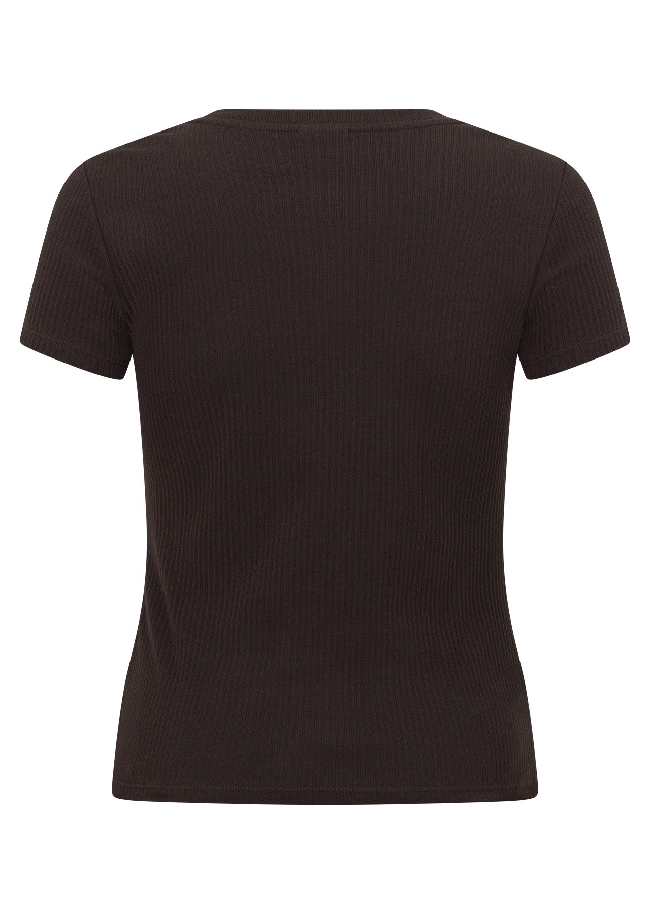 Lorna Jane Everyday Comfort Slim Rib T-Shirt - Volcano