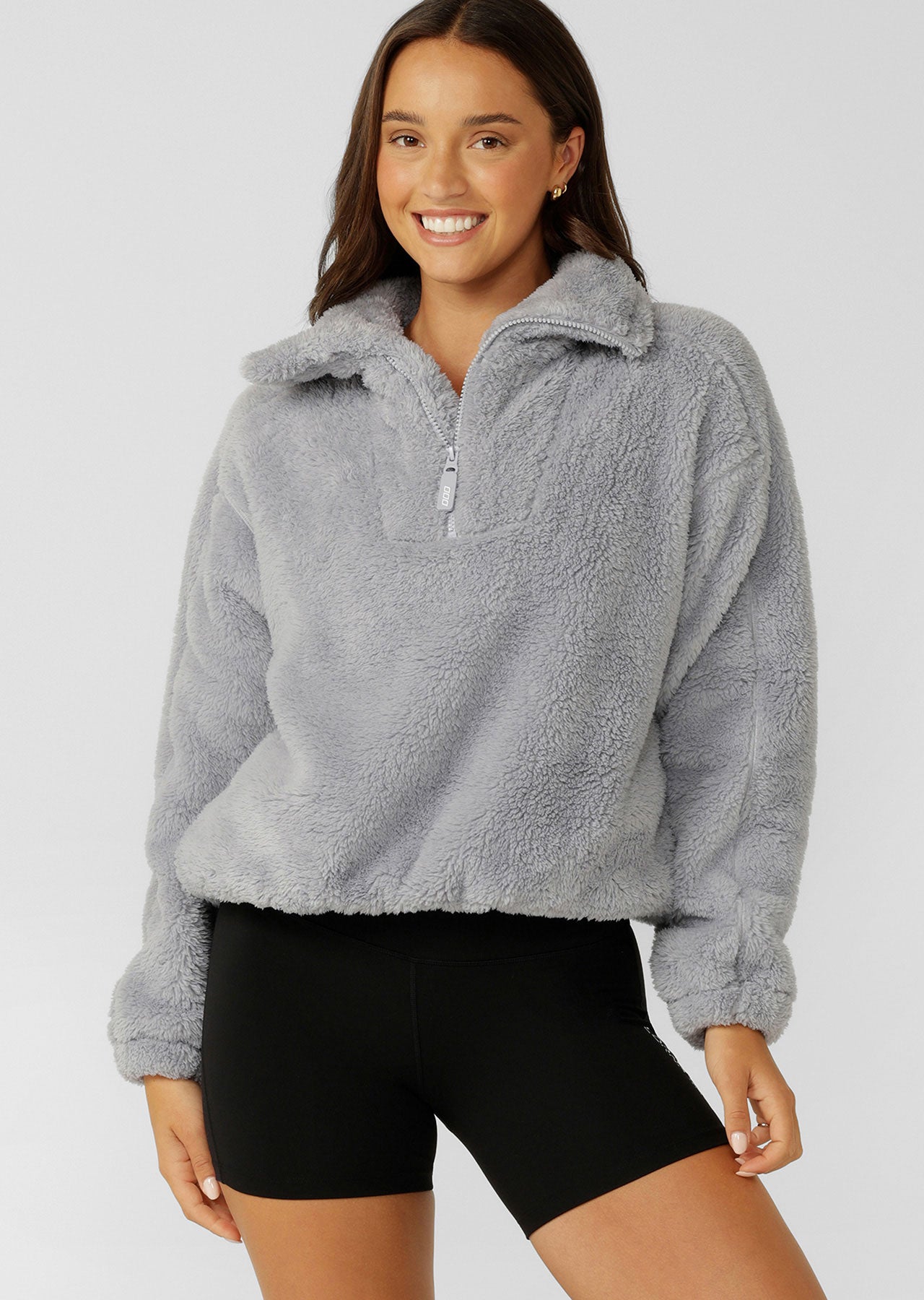 ラスト1点【新品未使用】Facade Teddy Zip Sweater 5y Everyday Teddy Quarter Zip Sweat – Lorna Jane