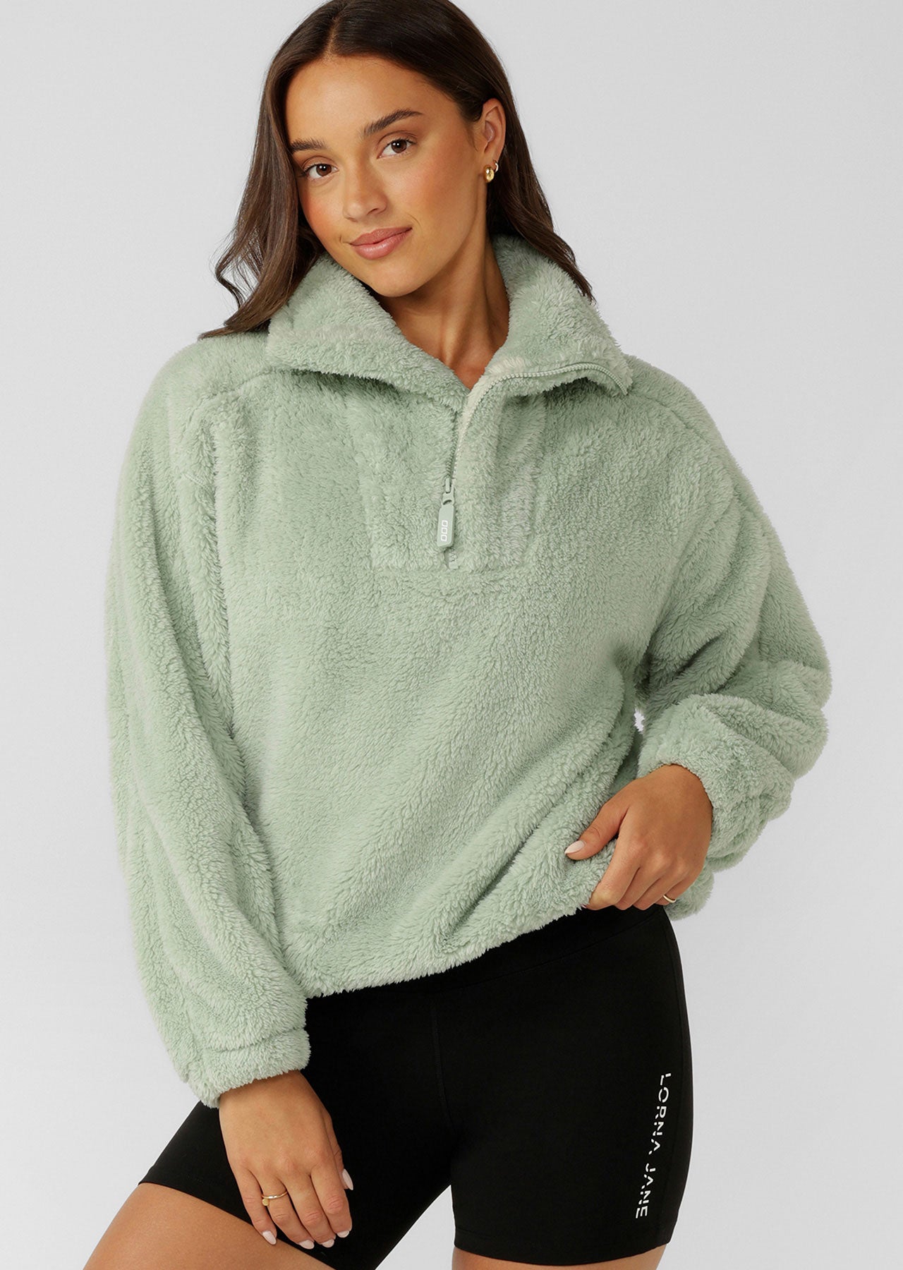 Everyday Teddy Quarter Zip Sweat – Lorna Jane