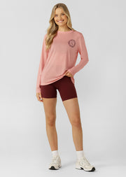 Lorna Jane parkrun Long Sleeve Top - Wisteria Pink