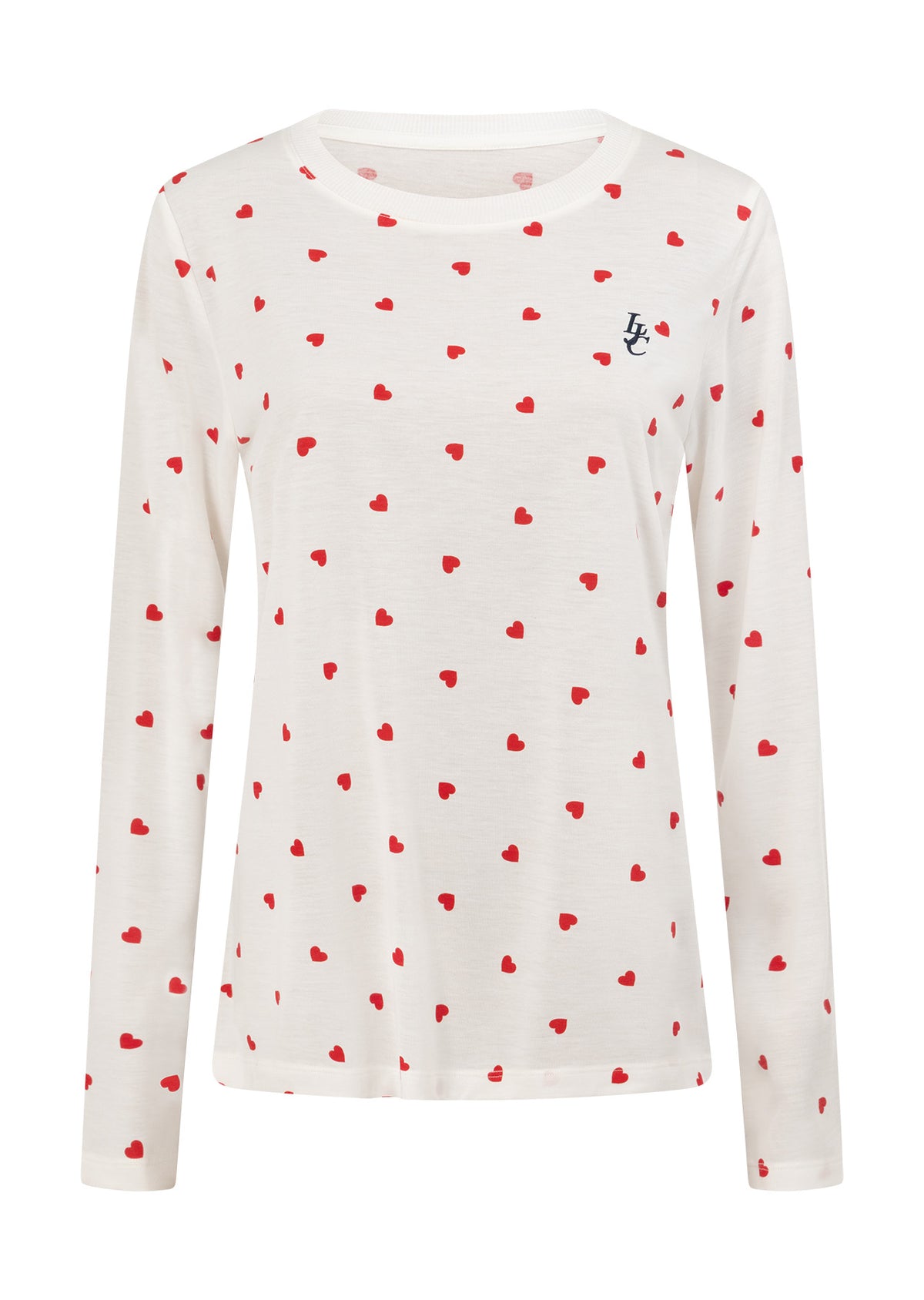 Lorna Jane Big Love Long Sleeve Lounge T-Shirt - Big Love Print