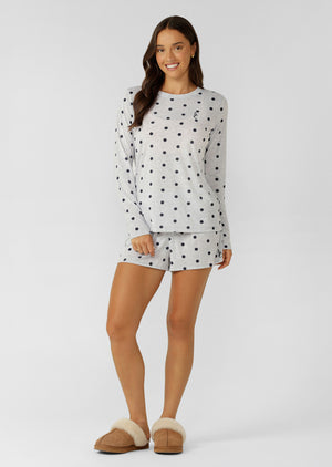 Lorna Jane Sweet Spot Long Sleeve Lounge T-Shirt - Sweet Spot Lounge Print