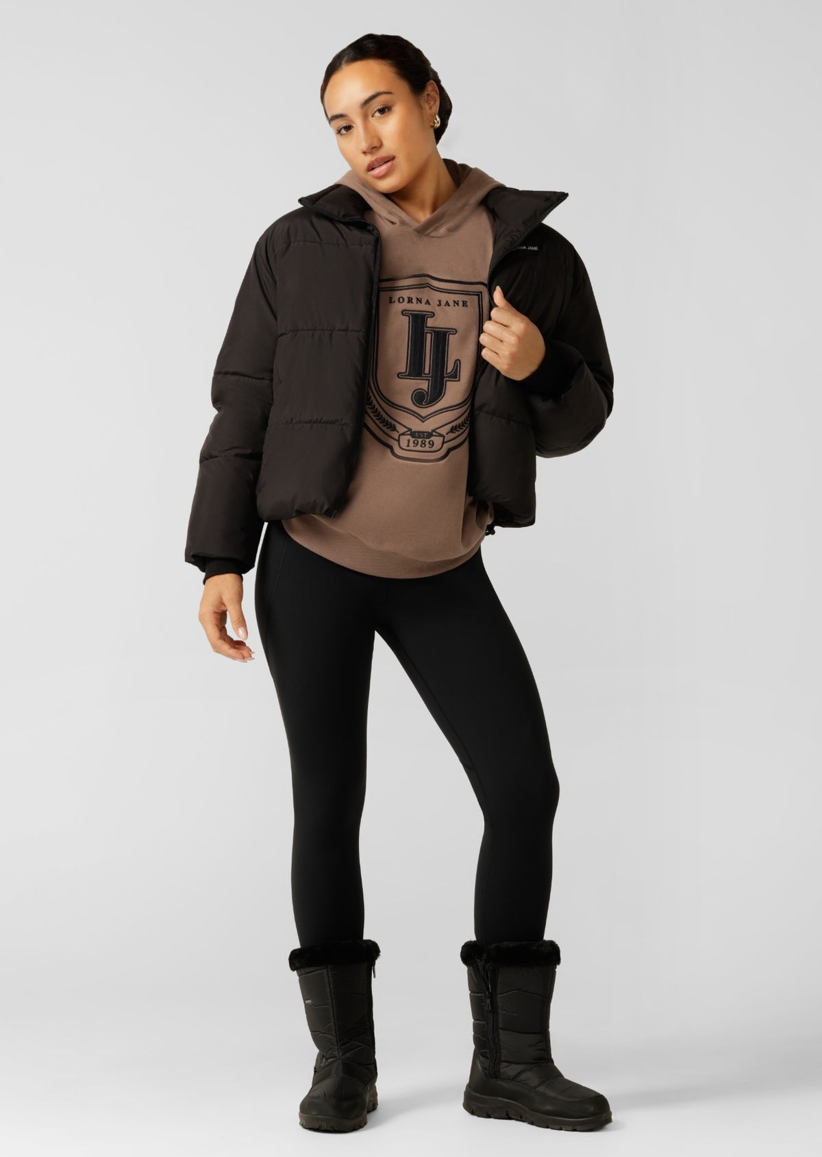 Lorna Jane Oversized Hoodie - Cedar