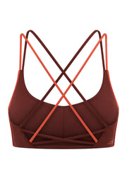 Lorna Jane Mindful Movement Sports Bra - Merlot