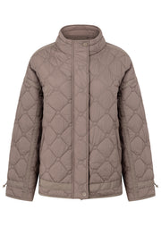 Lorna Jane Comfort Zone Quilted Jacket - Bone