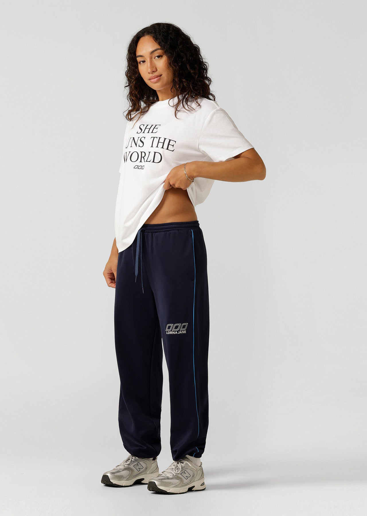 Lorna Jane Warm Up Track Pants - French Navy