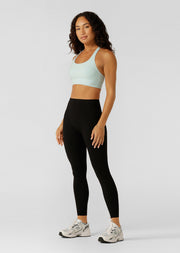 Lorna Jane Sculpt And Support No Ride Ankle Biter Leggings - Recycled Black