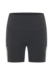 Lorna Jane Trailblazer Phone Pocket 16cm Bike Shorts - Titanium