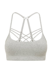 Lorna Jane Guru Sports Bra - Grey Marl