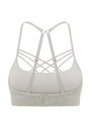 Lorna Jane Guru Sports Bra - Grey Marl