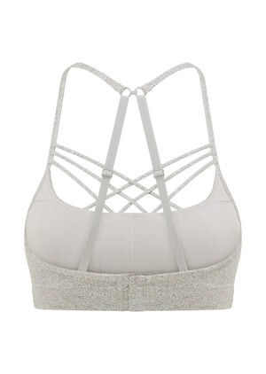 Lorna Jane Guru Sports Bra - Grey Marl