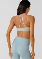 Lorna Jane Guru Sports Bra - Grey Marl