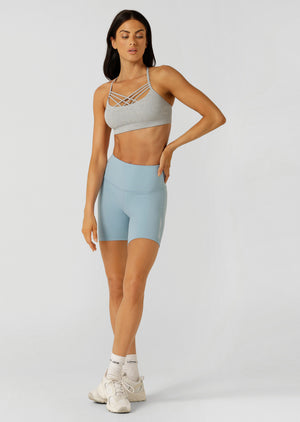Lorna Jane Guru Sports Bra - Grey Marl