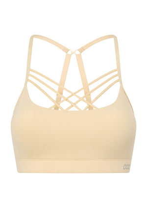 Lorna Jane Guru Sports Bra - Buttermilk