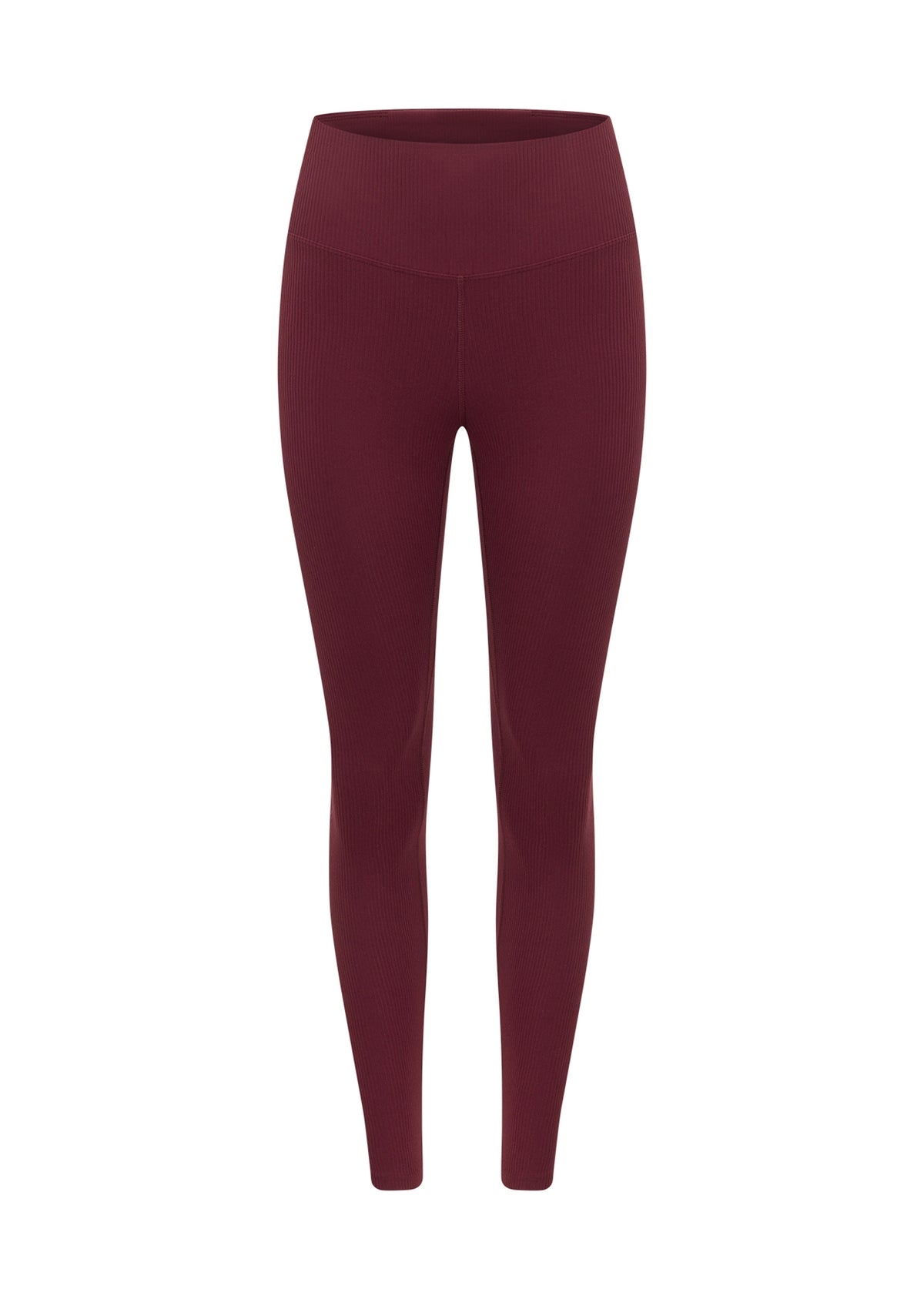Lorna Jane Irresistible Rib Full Length Leggings - Cranberry