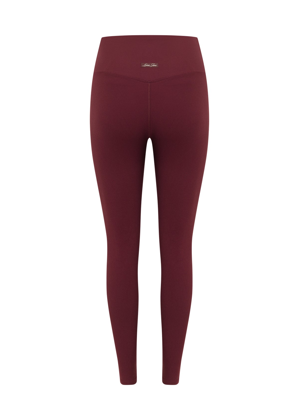 Lorna Jane Irresistible Rib Full Length Leggings - Cranberry