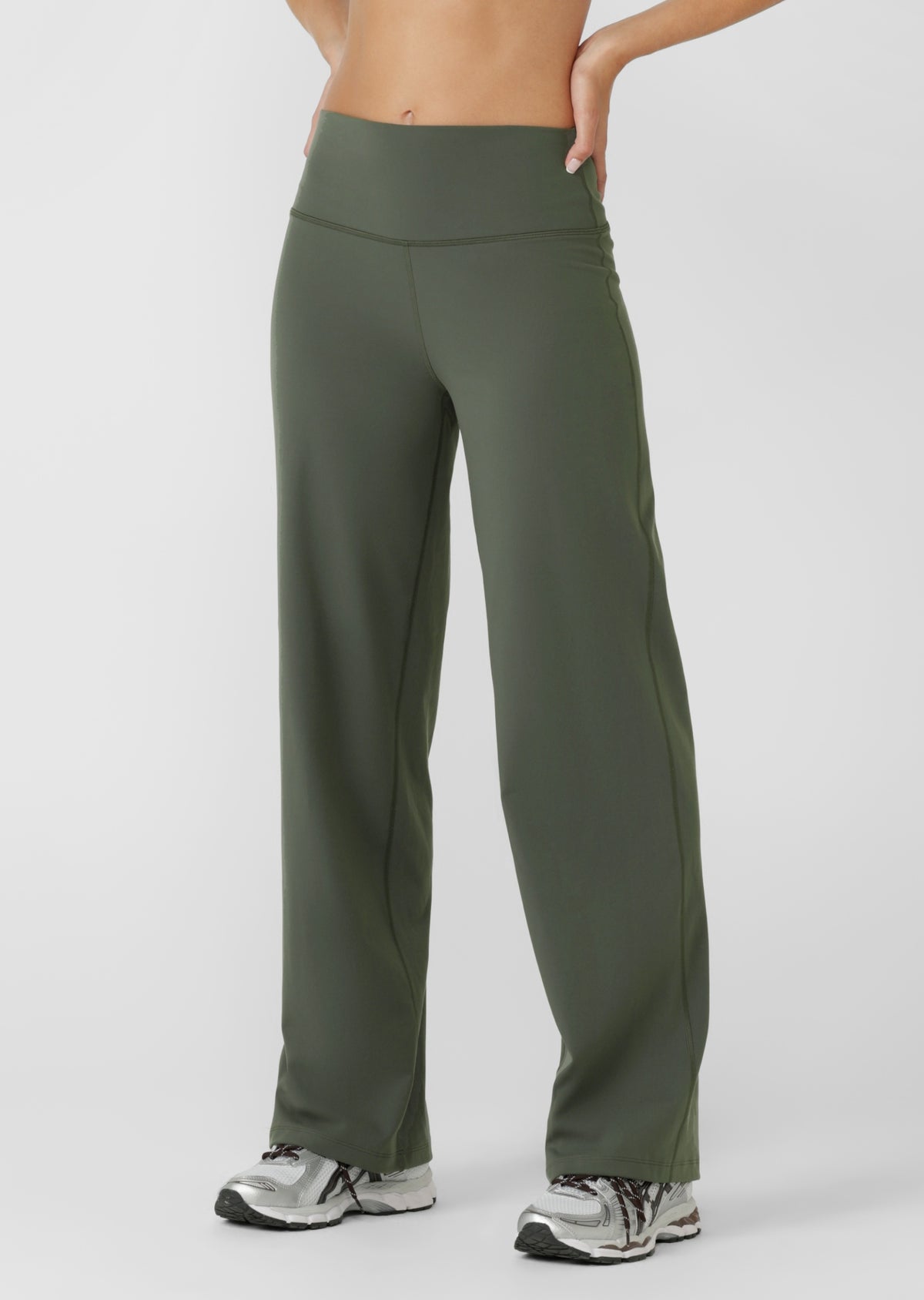 Lorna Jane All Day Active Midrise Pants - Agave Green