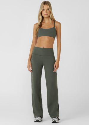 Lorna Jane All Day Active Midrise Pants - Agave Green