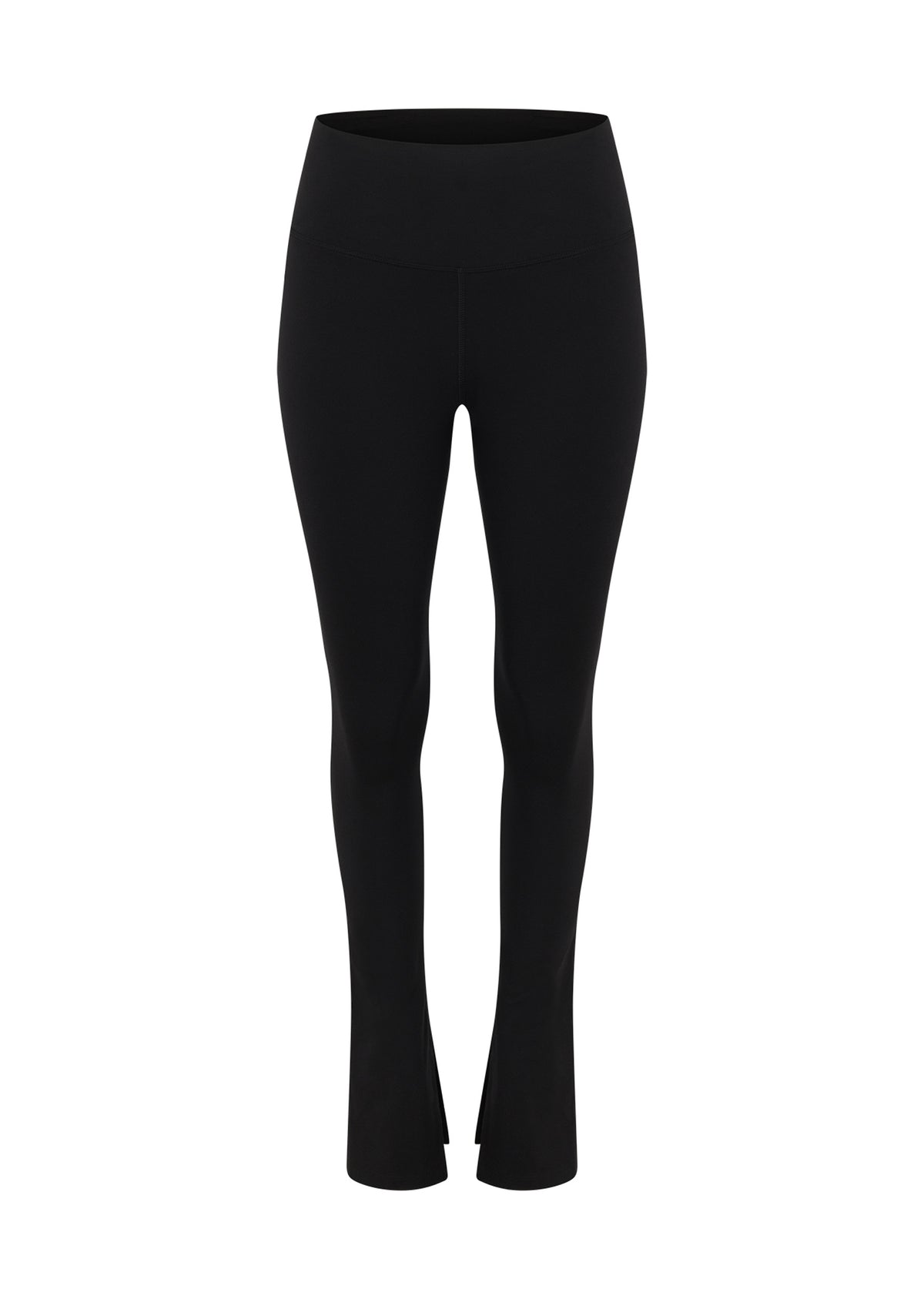 Lorna Jane Split Hem Full Length Leggings - Recycled Black
