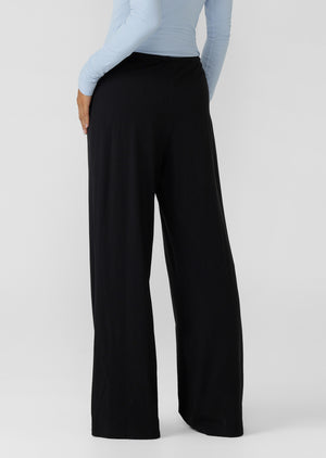 Lorna Jane Luxe Lounge Wide Leg Pants - Black