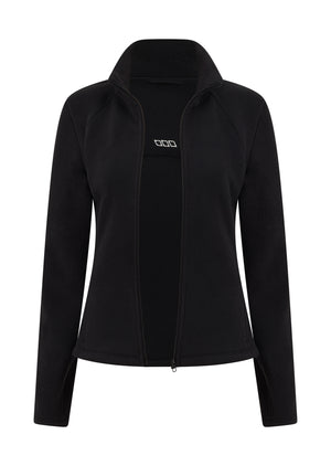Lorna Jane Amy Polar Fleece Zip Through Jacket - Black