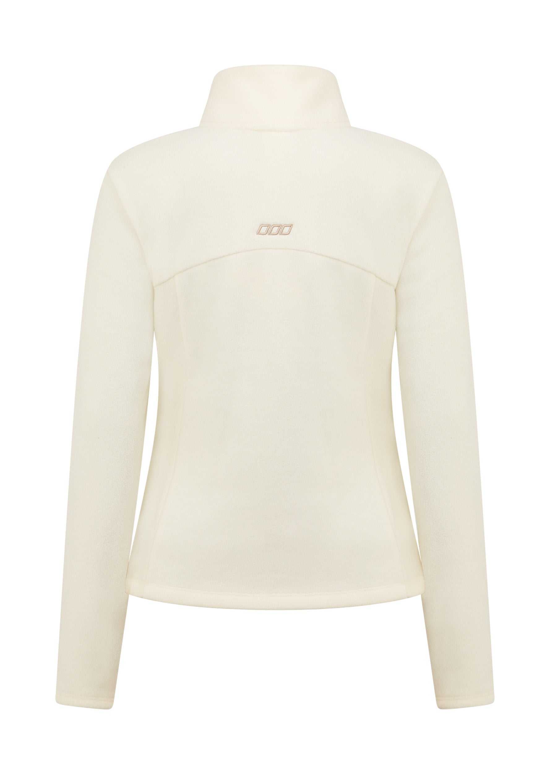 Lorna Jane Amy Polar Fleece Zip Through Jacket - Cream