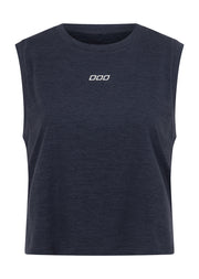 Lorna Jane Half Time Active Tank - Platinum Navy Marl