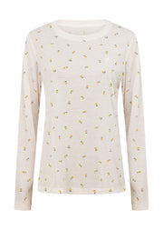 Lorna Jane Sweet Citrus Long Sleeve Lounge T-Shirt - Sweet Citrus Print