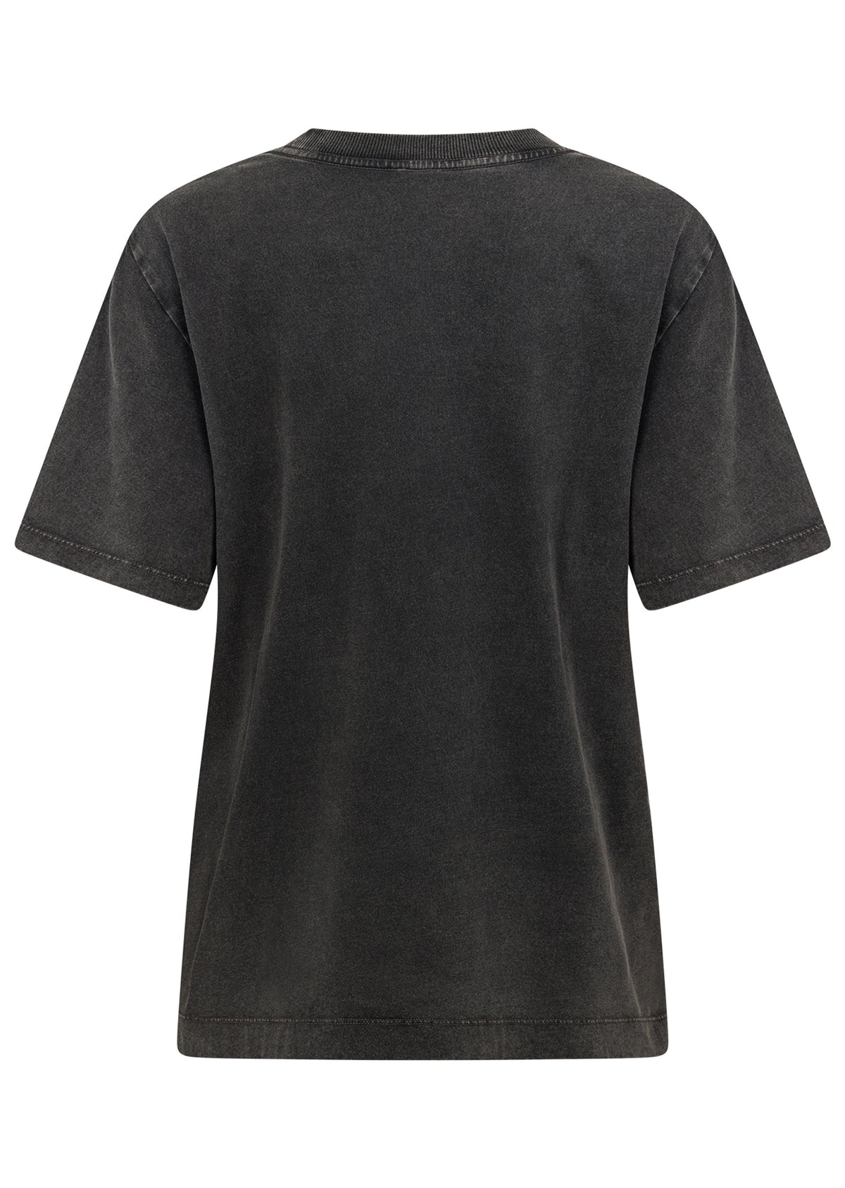 Lorna Jane Varsity Washed Relaxed T-Shirt - Washed Black