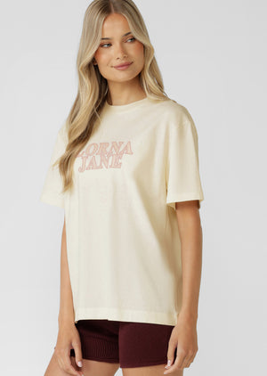Lorna Jane Edition T-Shirt - Cream