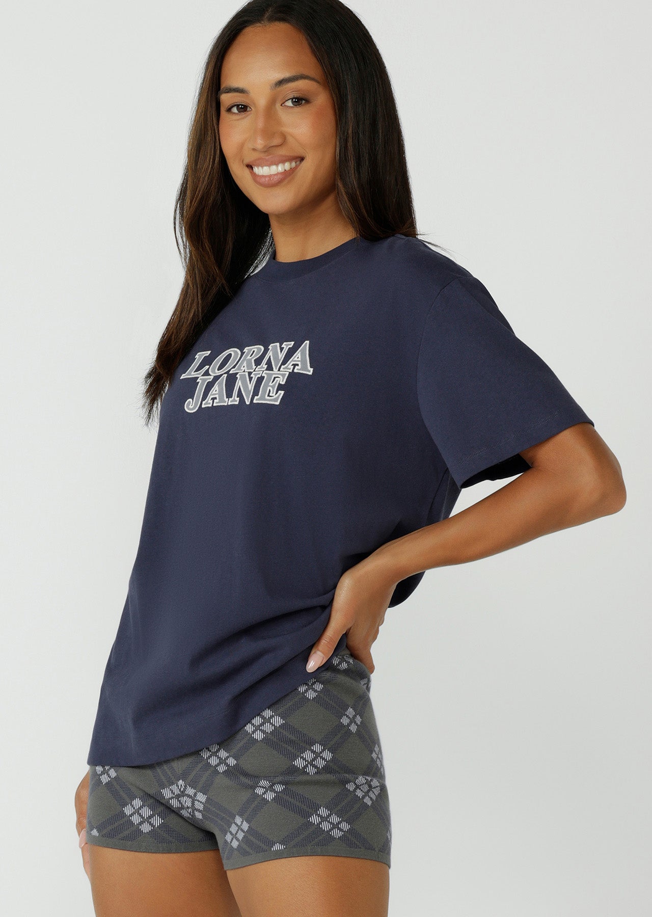 Lorna Jane Edition T-Shirt - Platinum Navy
