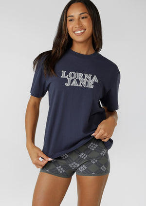 Lorna Jane Edition T-Shirt - Platinum Navy