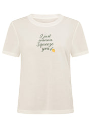 Lorna Jane Squeeze You Sleep T-Shirt - Porcelain