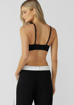Lorna Jane Iconic Pammy Sports Bra - Recycled Black