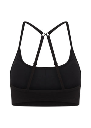 Lorna Jane Iconic Pammy Sports Bra - Recycled Black