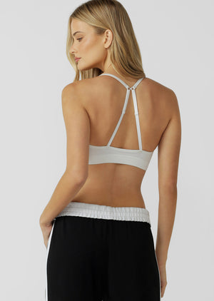 Lorna Jane Iconic Pammy Sports Bra - Recycled White