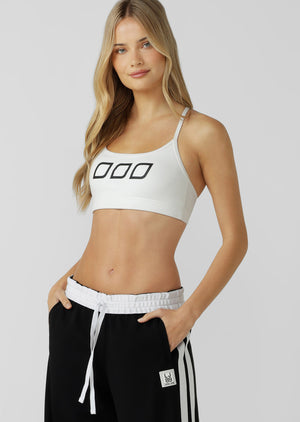 Lorna Jane Iconic Pammy Sports Bra - Recycled White
