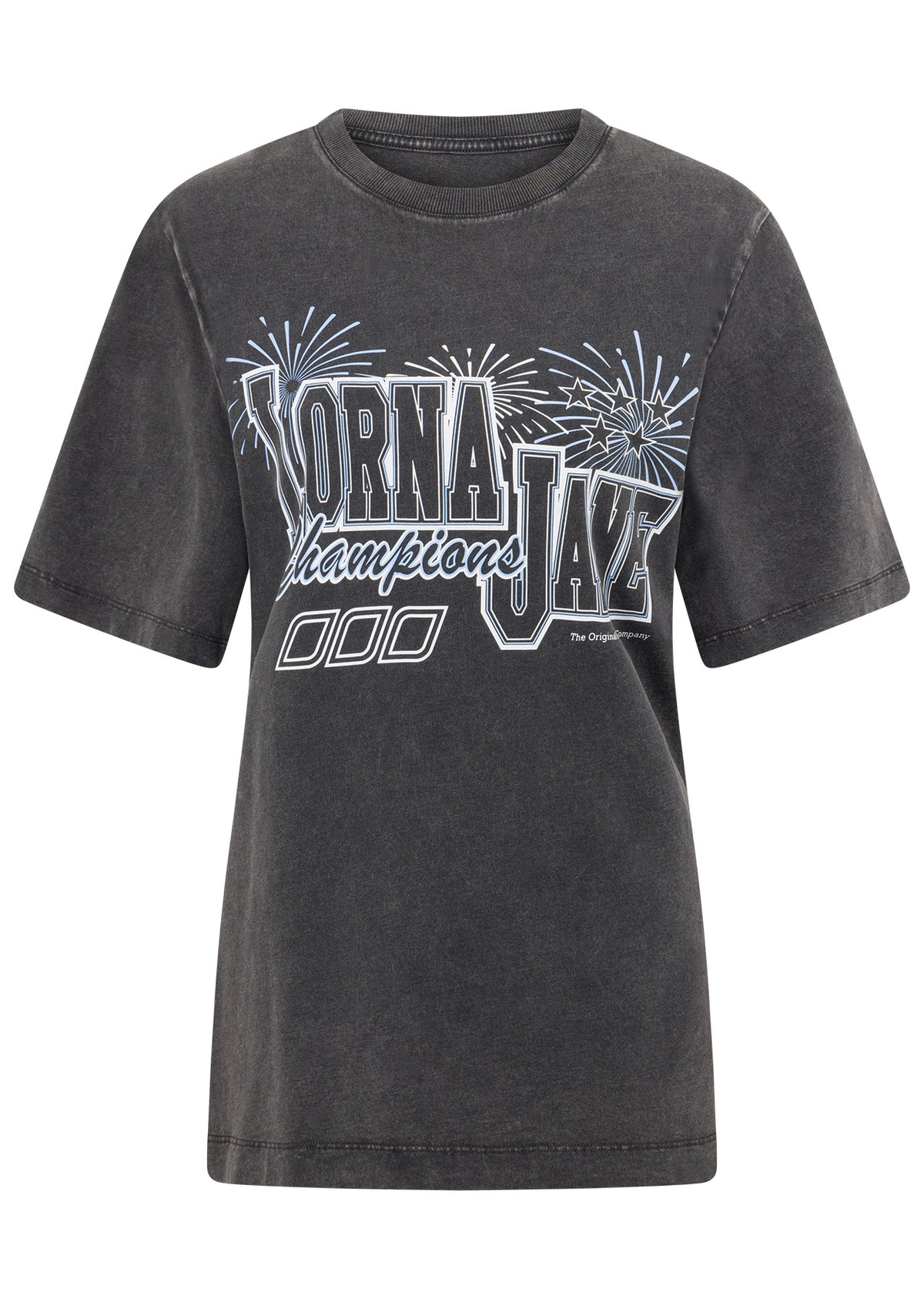 Lorna Jane Championship Title Relaxed Fit Tee - Washed Black