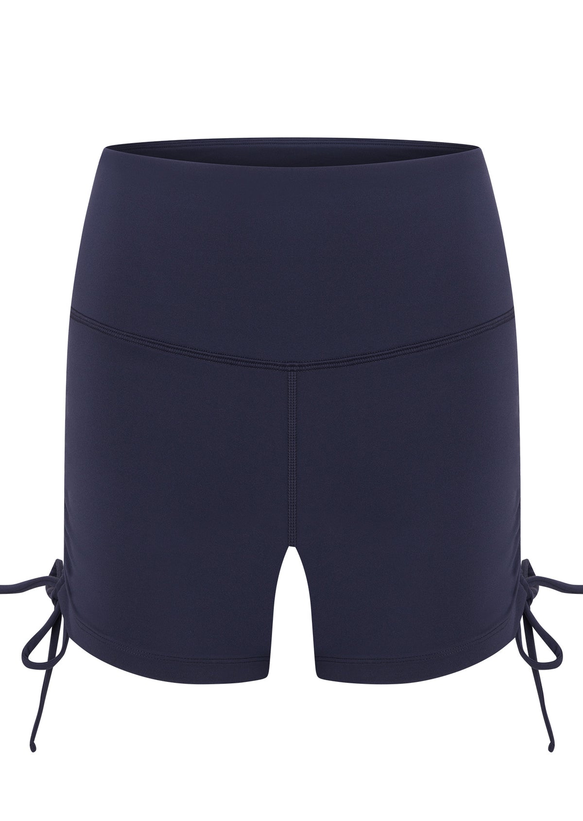Lorna Jane Rouched Cheeky Bike Shorts - Ash Blue