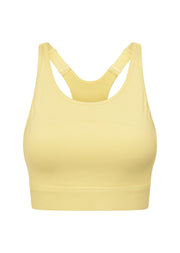 Lorna Jane Asset Sports Bra - Lemon Cream