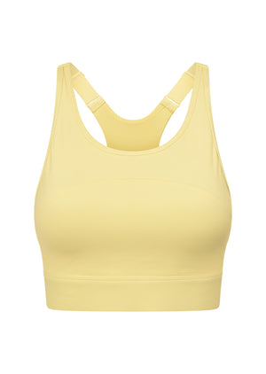 Lorna Jane Asset Sports Bra - Lemon Cream