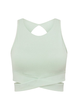 Lorna Jane Get Fit Sports Bra - Dusty Aqua