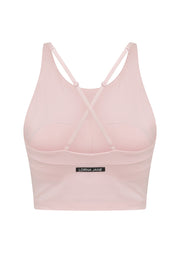 Lorna Jane Rewind Tank Bra Combo - Pale Peony