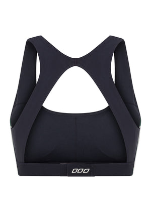 Lorna Jane Momentum High Support Sports Bra - Midnight Blue