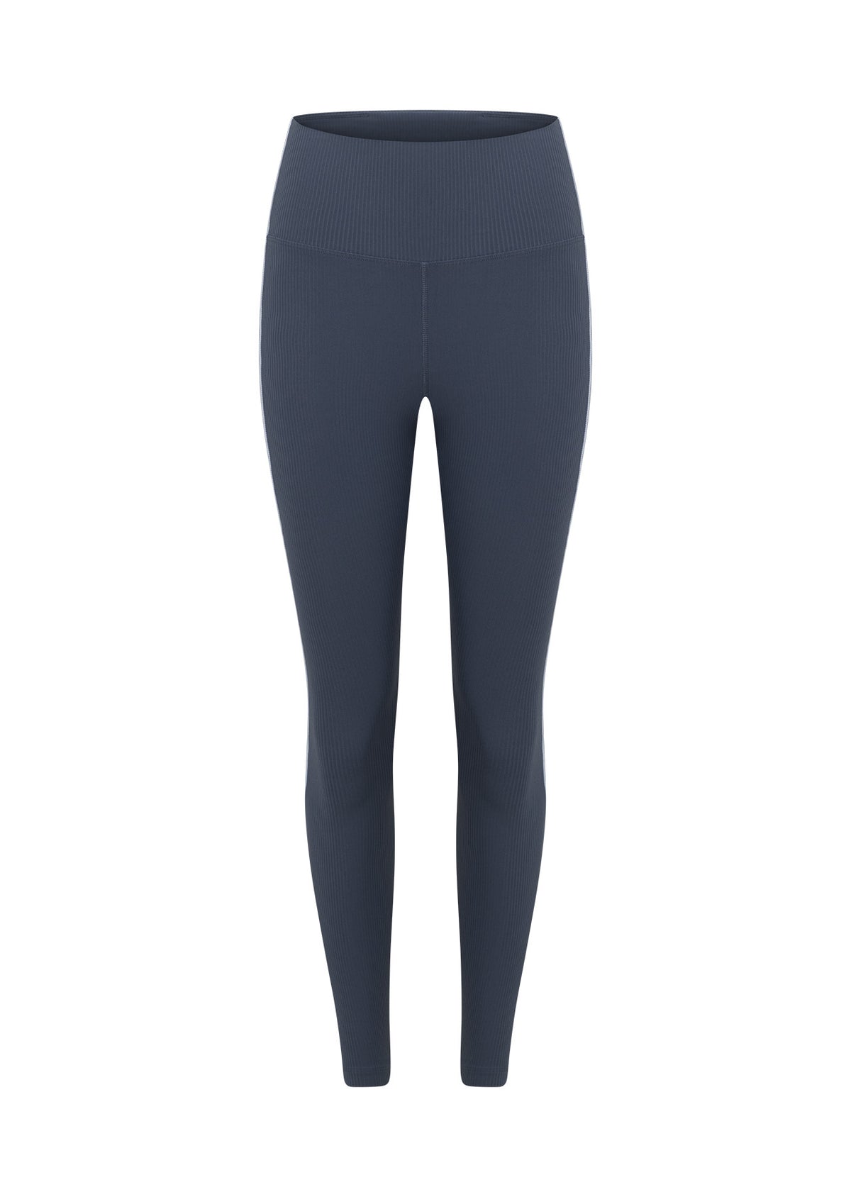 Lorna Jane Second Nature Luxe Rib Ankle Biter Leggings - Dark Powder Grey